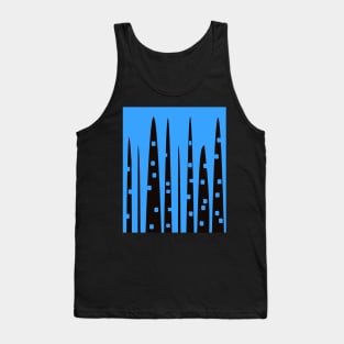 Abstract Stone Age Skyscrapers Skyline Tank Top